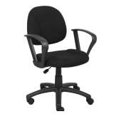 Boss Office Products Deluxe Posture Chair W/ Loop Arms
