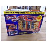 Ontel Battery Daddy 180 Battery Organizer and Storage Case with Tester, 1 Count, As Seen on TV