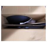 Safco Double-Sided Arrow Sign, Dry Erase Magnetic Steel, 25 1/2 x 60, Black Frame