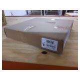 Chicago Lighthouse For The Blind Electric Contemporary Clock, 14.5" Overall Diameter, Black Case, Ac Powered