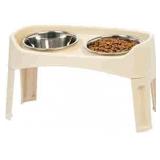 IRIS Elevated Dog Bowls - Elevated Dog Feeder - Adjustable Dog Bowl Stand for Small to Large Dogs