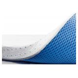 ViscoSoft 3 Inch Memory Foam Mattress Topper Queen - Select High Density Ventilated Mattress Pad - Removable Bamboo-Rayon Cover