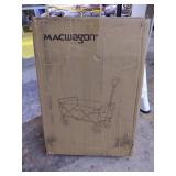 Mac Sports Collapsible Folding Frame Outdoor Garden Utility Wagon Cart, Black