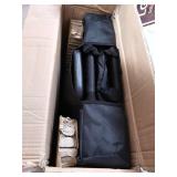 Mac Sports Collapsible Folding Frame Outdoor Garden Utility Wagon Cart, Black