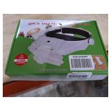 Head Mount Magnifier, Headband Magnifying Glass with Light Handsfree for Close Work,Sewing,Crafts,Reading,Repair,Jewelry(1.0X to 14.0X)