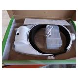 Head Mount Magnifier, Headband Magnifying Glass with Light Handsfree for Close Work,Sewing,Crafts,Reading,Repair,Jewelry(1.0X to 14.0X)