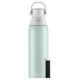 Brita Stainless Steel Water Filter Bottle, 20 Ounce, Glacier, 1 Count, Stocking Stuffer
