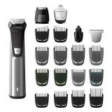 Philips Norelco Multigroomer All-in-One Trimmer Series 7000, 23 Piece Mens Grooming Kit, Trimmer for Beard, Head, Body, and Face, NO BLADE OIL NEEDED, MG7750/49
