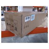 LOG BARN A03297 Farmhouse Style Island Lighting, 3-Light Linear Chandeliers Kitchen Light Fixture with Glass Shades