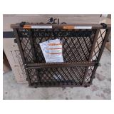 Position & Lock Baby Gate, Pressure-Mounted, Farmhouse Collection