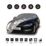 Shieldo Deluxe Car Cover Build-in Storage Bag, Door Zipper, Durable Straps and Buckles, Full Size Hatchback Fit 160"-172" Length