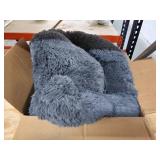 OQQ Round Donut Cat and Dog Cushion Bed, Pet Bed for Cats or Multiple Dogs, Anti-Slip & Water-Resistant Bottom, Super Soft Durable Fabric Pet Supplies, Machine Washable Luxury Cat & Dog Bed