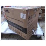 Leopard Shell Back Adjustable Swivel Bar Stools, PU Leather Padded with Back, Set of 2 (Yellow)