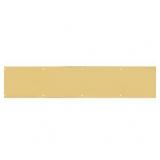 7240914 6 x 30 in. Brass Kick Plate