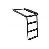 Buyers Products 5233000 Black 3-Rung Retractable Truck Step