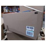 Blue Ridge Home Fashions Two-Tone Reversible Microfiber Down Alternative All Season Comforter-Hypoallergenic Polyester Fill, Full/Queen, Navy/Light Blue