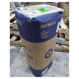 SLEEPLACE Multi Layer Tri-Folding Memory Foam Topper, Single, Blue-grey