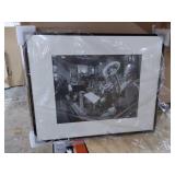 Frametory, 16x20 Aluminum Frame, 11x14 Photo with Ivory Mat for Wall Display, Sawtooth Hanger, Swivel Tabs, Spring Clips Great for Photos, Artworks, Posters (Black, 1-Pack)