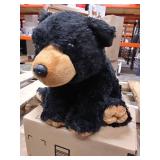 Wild Republic Black Bear Plush, Stuffed Animal, Plush Toy, Gifts for Kids, Cuddlekins 12 Inches