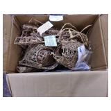 NOMA Pre-Lit Light Up Doe & Fawn Glittering Deer 2-Piece Set | Christmas Lawn Decoration | Indoor/Outdoor | 2.8