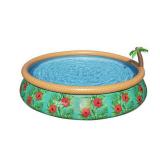 Bestway - Fast Set Paradise Palms Inflatable Pool Set - Green
