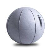 Vivora Luno MAX Classic Series Luxury Felt Sitting Ball Chair with Handle, Marble