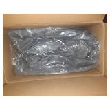 Intex Inflatable Portable Indoor Corner Couch Sectional Sofa with Cupholders, Gray