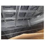 Gracious Living 5 Shelf Tier Light Duty Indoor and Garage Storage Shelf, Black