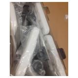 Drive Medical Splash Defense Transfer Bench with Curtain Guard Protection (RTL12032KDR) | Quill