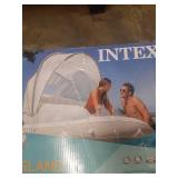 Intex Inflatable Canopy Island Float Lounge, 78.5" x 59"
