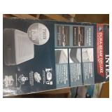 Intex Comfort Deluxe Dura-Beam Plush Airbed Mattress with Built-In Pump, Twin