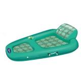 Aqua Leisure - Polyknit Luxe Water Lounger Recliner Pool Inflatable - Teal
