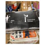 LaScoota Premium Teen Adult Folding Kick Scooter for Age 8 Year and Up, Red