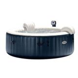 Intex - PureSpa Portable Bubble Jets Spa 6 Person Inflatable Round Hot Tub