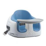 Bumbo Baby Toddler Soft Foam Multi Seat with Tray and Buckle Straps, Powder Blue