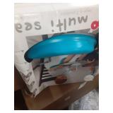 Bumbo Baby Toddler Adjustable Height 3 in 1 Non Slip Multi Seat with Tray, Blue