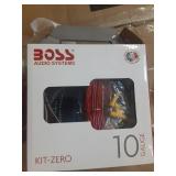 BOSS KITZERO 10-Gauge Ga Car Audio Amplifier Amp Wiring Installation Kit + RCA