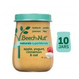 (10) Beech-Nut Naturals Superblends Apple Yogurt Cinnamon & Oat -- 4 oz Each