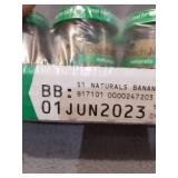(10) Beech-Nut Naturals Stage 1, Banana Baby Food, 4 oz Jar