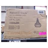 Farmhouse 3-Light Empire Wood Beaded Chandelier - 14.2- Retail:$142.99