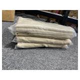 ATI Home Indoor/Outdoor Solid Cabana Grommet Top Curtain Panel Pair Retail $33.99