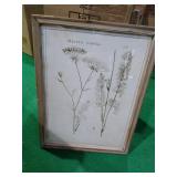 Vintage Reproduction Botanical Print Wood Framed Wall Art (Set of 4 Styles) - Beige- Retail:$276.49