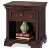Homestyles Lafayette Cherry Nightstand 1-Drawer Bedside Table Retail: $209.99