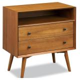 Edgemod Grand Nightstand- Light Brown 2-drawer Retail:$266.99