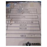 Edgemod Grand Nightstand- Light Brown 2-drawer Retail:$266.99