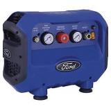Ford 1.6 Gallon Oil Free Inflator/Air Compressor with 6 piece accessory kit, FCE6016