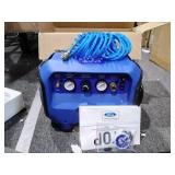 Ford 1.6 Gallon Oil Free Inflator/Air Compressor with 6 piece accessory kit, FCE6016