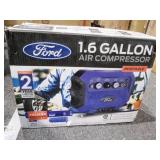 Ford 1.6 Gallon Oil Free Inflator/Air Compressor with 6 piece accessory kit, FCE6016