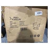 PHI VILLA Patio Swivel Rocker Dining Chairs with Textilene Mesh Fabric (Set of 2)  -Retail $229.99