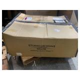 Strick & Bolton Regina Leather Chair - Brown Retail $339.99